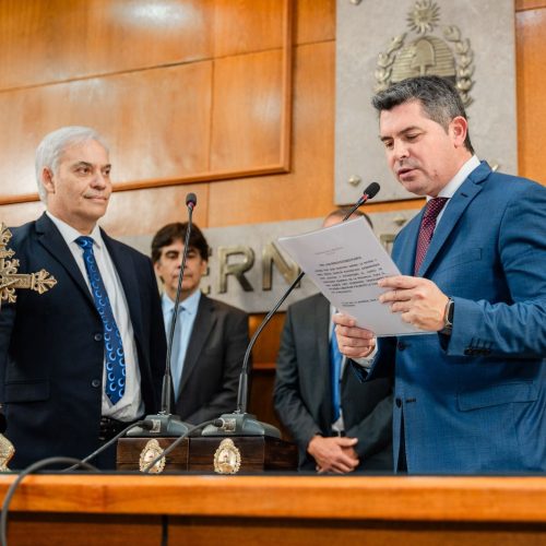 El gobernador Marcelo Orrego puso en función al nuevo Contador General de la Provincia
