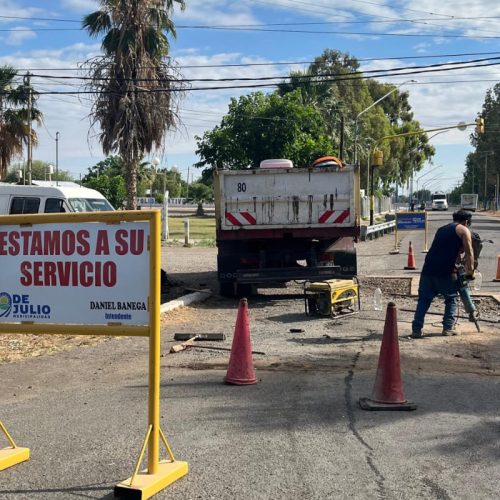 La Municipalidad de 9 de Julio avanza con el Plan de Mejoramiento Urbano en Las Chacritas