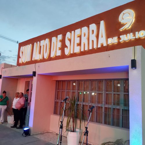 9 de Julio renovó por completo el SUM de Alto de Sierra