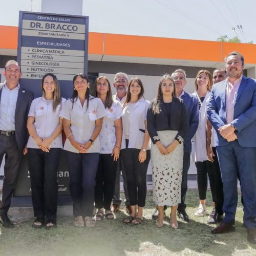 Inauguraron la ampliación y refacción del Centro de Salud Dr. M. Bracco en Pocito