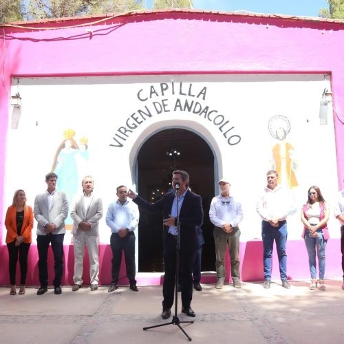 Orrego encabezó de la puesta en funcionamiento de la Red Provincial de Internet en Iglesia