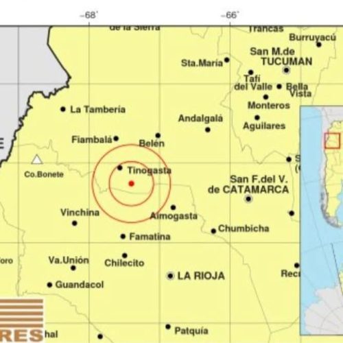 Un fuerte sismo en Catamarca se percibió también en San Juan
