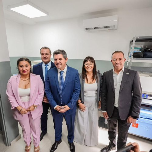 El gobernador Marcelo Orrego inauguró la ampliación y refacción de un Centro de Salud en Chimbas