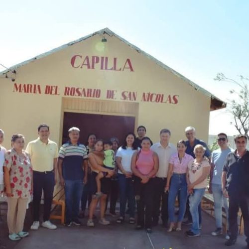 El Intendente Rodolfo Jalife dejó inaugurada las obras de refacción en la Capilla Virgen del Rosario de San Nicolás