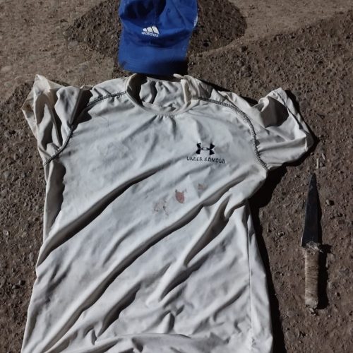 Detuvieron a un hombre que atacó a su pareja con un cuchillo