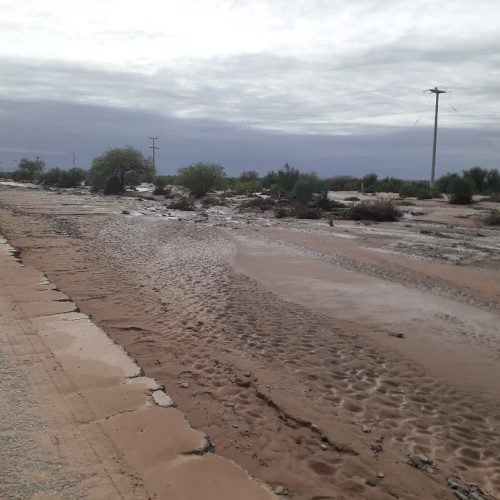 Ruta 141: Sin banquina por la tormenta