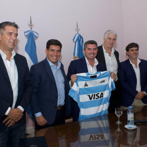 Orrego anunció la llegada de Los Pumas con Inglaterra a San Juan