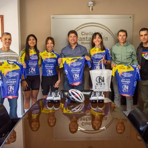 Santa Lucía estuvo presente en la Vuelta a San Juan Femenina