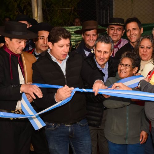Un sueño cumplido: Santa Lucía inauguró el Salón de Usos Múltiples de la Agrupación Gaucha Bajo Segura