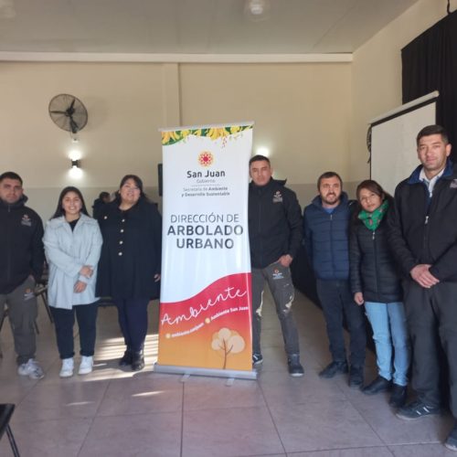 Taller de poda y arbolado urbano en 9 de Julio
