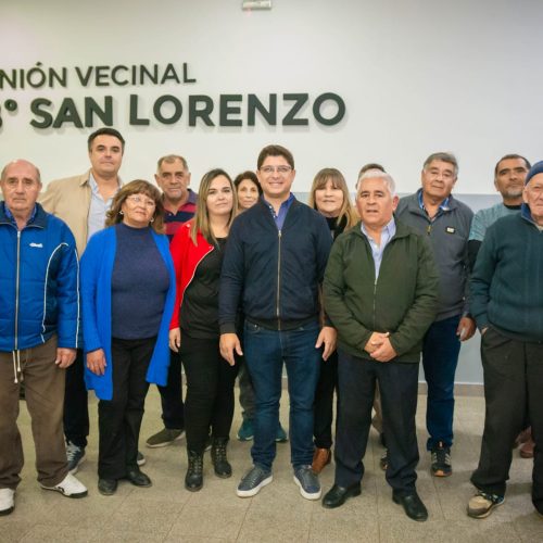 La Municipalidad de Santa Lucía inauguró la remodelación de la Unión Vecinal del barrio San Lorenzo
