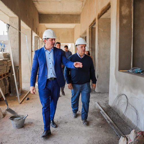Orrego recorrió las obras de la esperada EPET 4