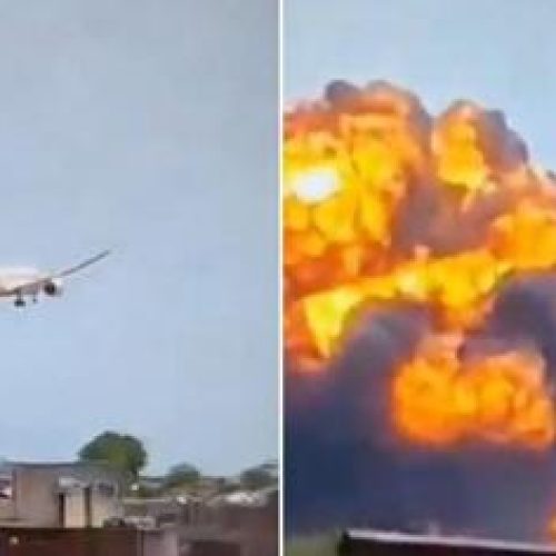 El video del avión que se estrelló en India: así fue el trágico momento