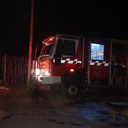 Se incendió una casa en Caucete