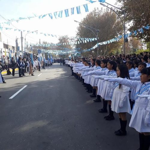 Acto de Promesa de Lealtad a la Bandera Argentina en Albardón