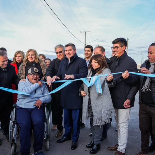 Orrego inauguró pavimentos en dos barrios de San Martín: “Son obras muy esperadas”