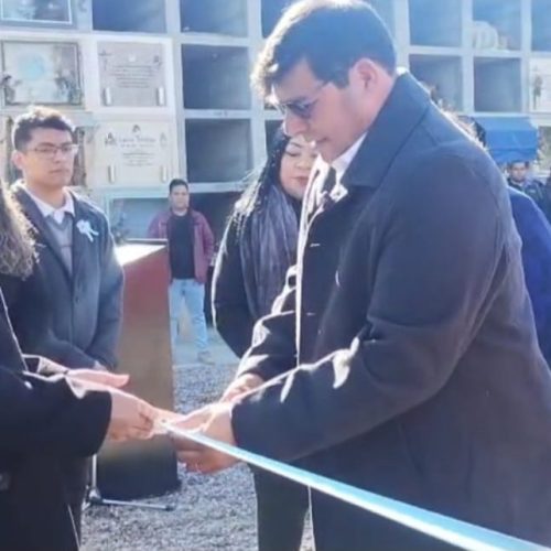 Inauguración de 120 nichos en el Cementerio de Chacaritas, un espacio para la memoria