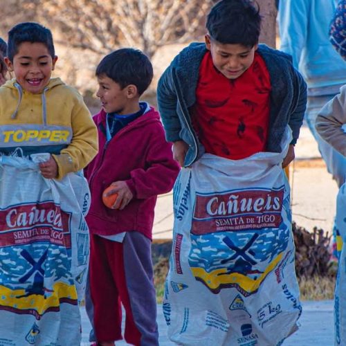Así se viven los recreos en vacaciones de invierno en Santa Lucía