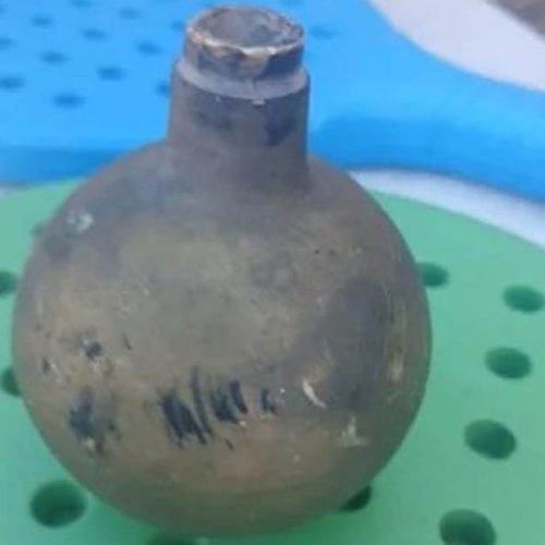 Impactante hallazgo: un niño encontró una granada en Rawson