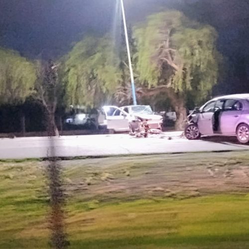 9 de Julio: choque frontal en Ruta 20, uno de los conductores estaba ebrio