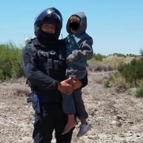 Final feliz: encontraron a un niño se había perdido en Pocito