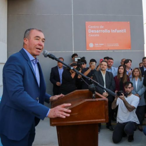 San Juan refuerza el apoyo a la primera infancia con un nuevo Centro de Desarrollo Infantil en Caucete