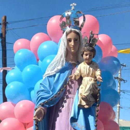 9 de Julio dice con devoción: ¡Viva Nuestra Señora del Rosario!