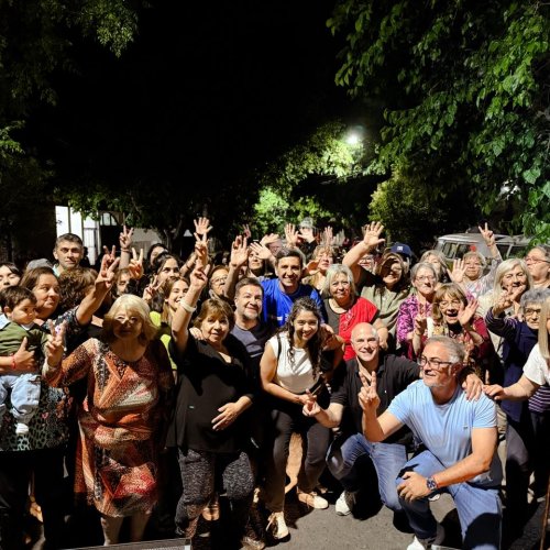 Maratónica recorrida del candidato a Diputado Nacional Cristian Andino por distintos departamentos de San Juan