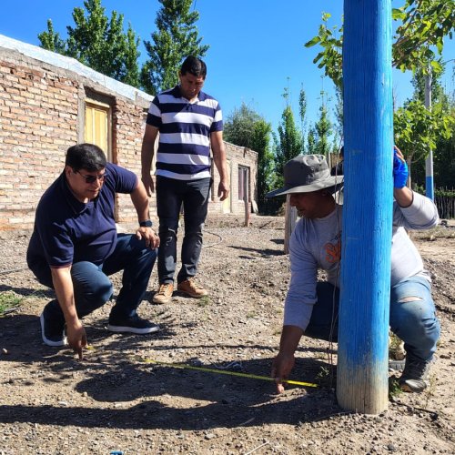 Obra histórica: 9 de Julio dio arranque a la construcción de veredas y canalización en el Loteo 11
