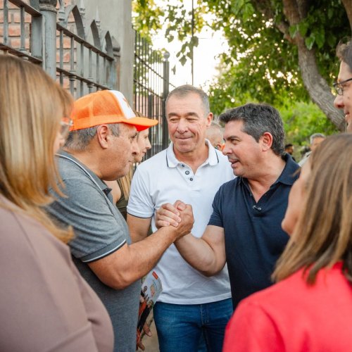 Orrego y los candidatos del Frente X San Juan recorrieron Capital, instando a los sanjuaninos a ir a votar este domingo