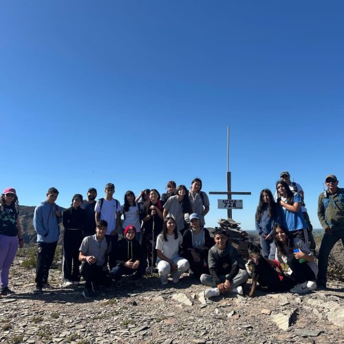 Ecosenderismo educativo en el cerro Pie de Palo