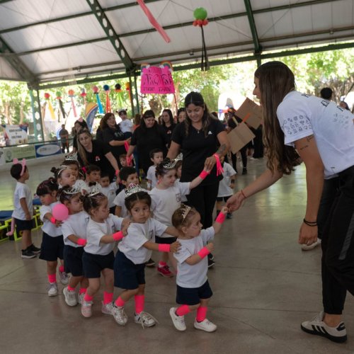 Santa Lucía realizó la muestra anual de Educación Física de los Centros de Desarrollo Infantil