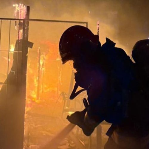 Dolor y tristeza en Santa Lucía: un niño murió en un incendio dentro de su vivienda