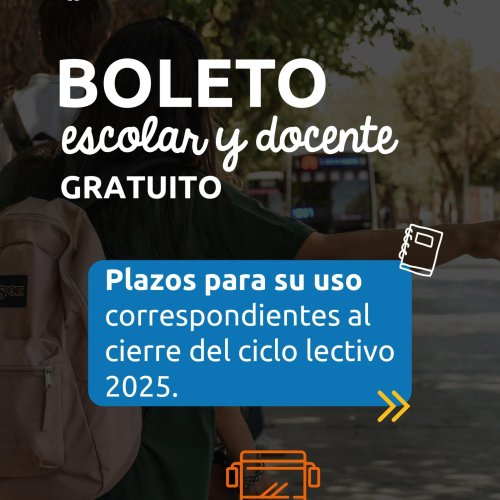 Transporte educativo gratuito: así serán los plazos de uso hasta fin de año
