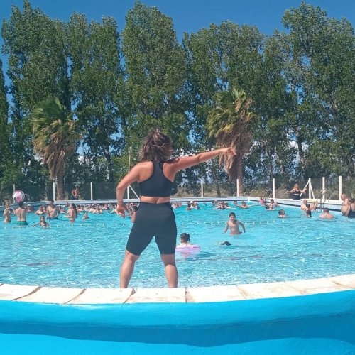 Aquagym en el Camping Municipal, una propuesta saludable para el verano