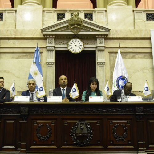 El nuevejulino que ocupó la presidencia del Parlamento de la paz en el mundo