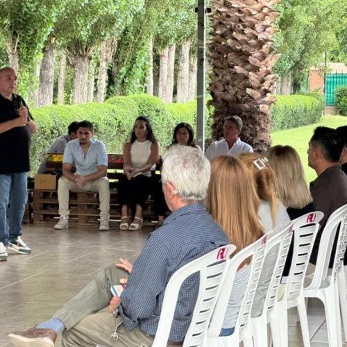 Primera reunión política de “La Libertad Avanza” en San Juan