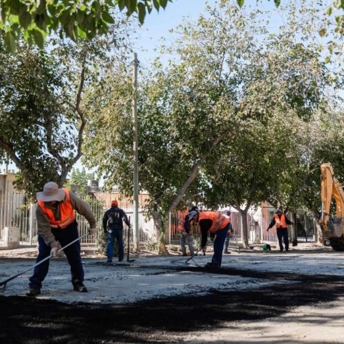 La provincia avanza con el Plan de Pavimentación Urbana en Caucete