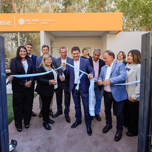 Calingasta: Orrego recorrió el San Juan Cerca e inauguró obras de ampliación y refacción en centros de Salud