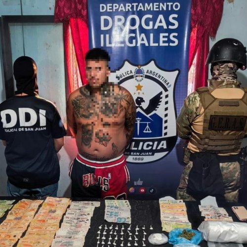 Cayó el Callejero Fino de Chimbas con estupefacientes