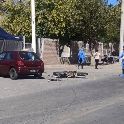 Iba a comer con su hijo y murió en un accidente ayer en Caucete