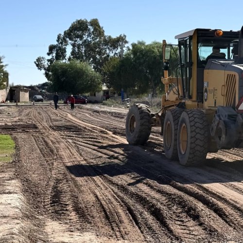 Avanzan los trabajos previos para la futura pavimentación en Alto de Sierra y distintas zonas de 9 de Julio