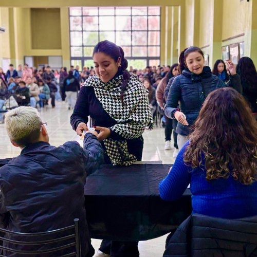 Se realizó el pago de las Becas Fotocopia en San Martín