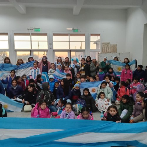 La Escuela Juan Ignacio Gorriti vivió una jornada especial por el inicio del Mundial