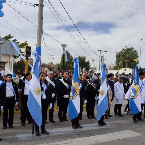 El color y la emoción del desfile de las escuelas de 9 de Julio