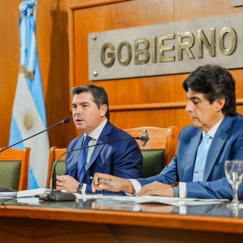El gobernador Orrego presentó el balance de la misión internacional para ampliar alternativas de financiamiento para obras estratégicas