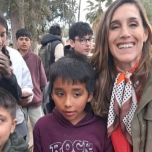 La Sole en Jáchal: una visita inesperada que nadie quiso perderse