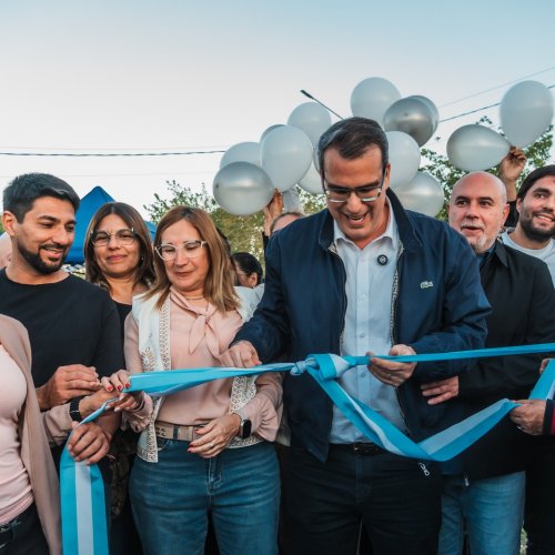 En el día de la despedida de Messi, Rawson homenajeó al capitán inaugurando un playón con su nombre