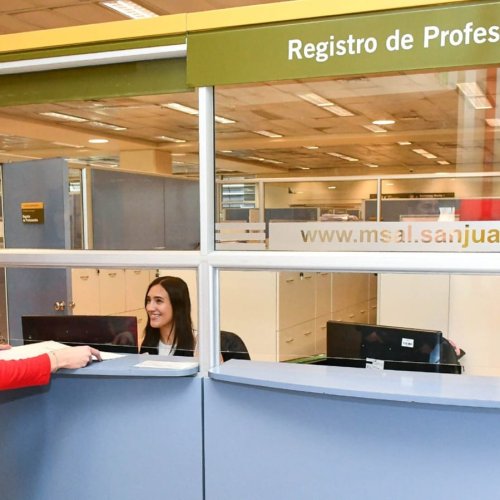 San Juan avanza en la digitalización del registro de profesionales de la salud