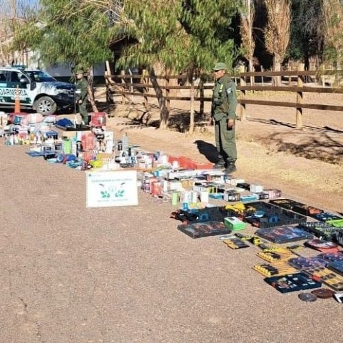Barreal: incautan mercadería de contrabando por $3 millones